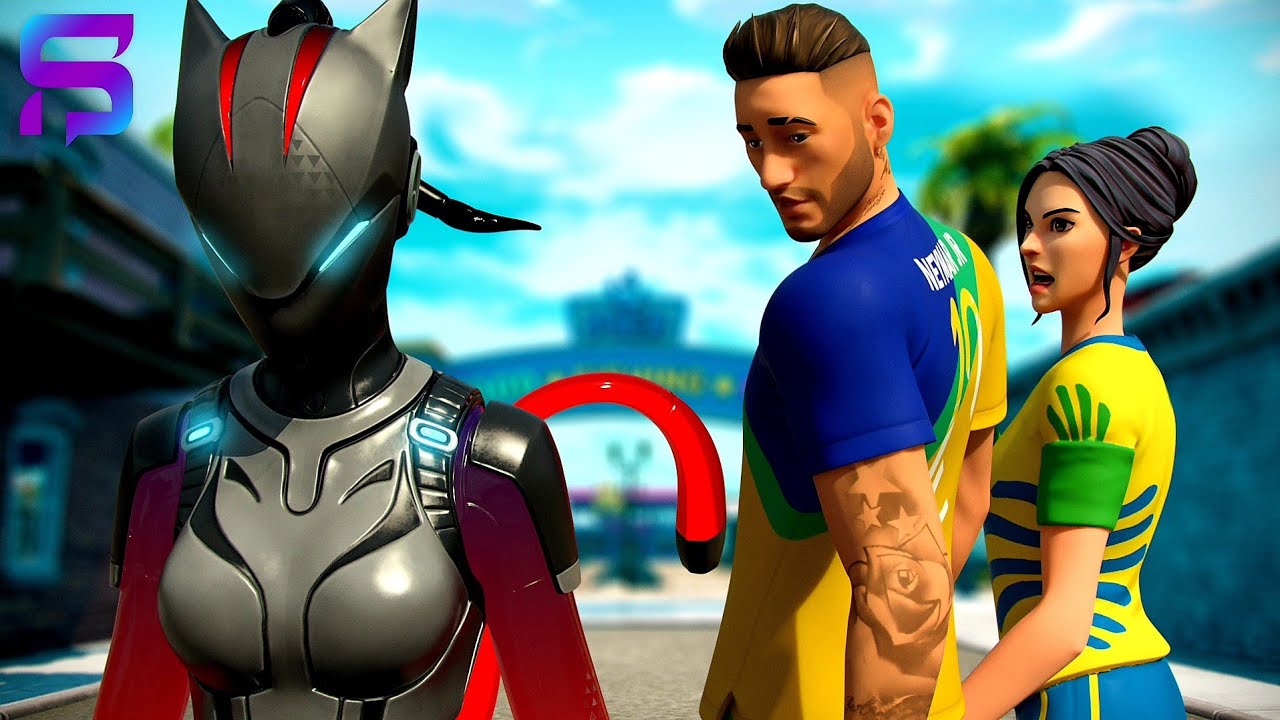 TWO TIMING NEYMAR gets CAUGHT...( Fortnite Short )