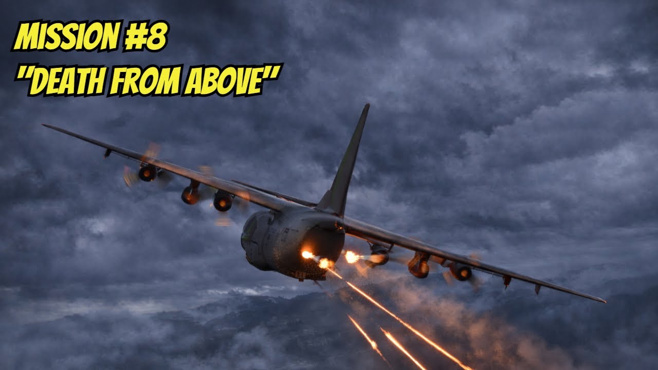 Protecting Captain Price from the Sky: AC-130 Spectre Gameplay | "Death From Above" (CoD 4)