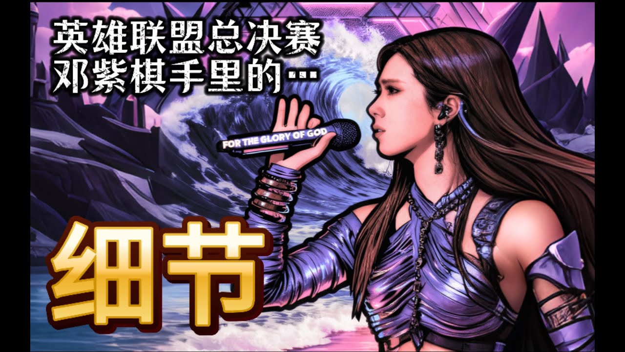 英雄联盟总决赛《牺牲》》🖐️邓紫棋手里的『细节』