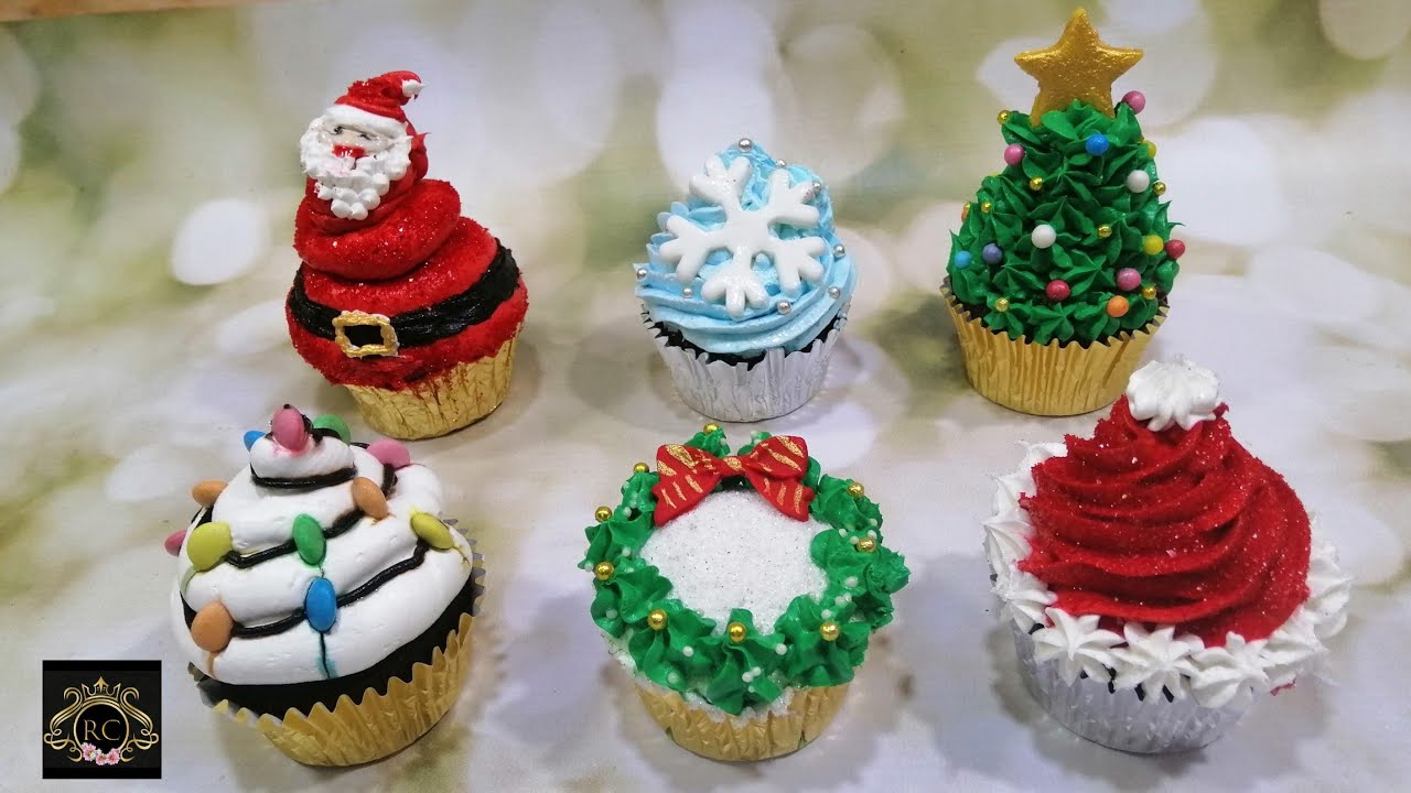 كب كيك الكريسماس🎄🎄