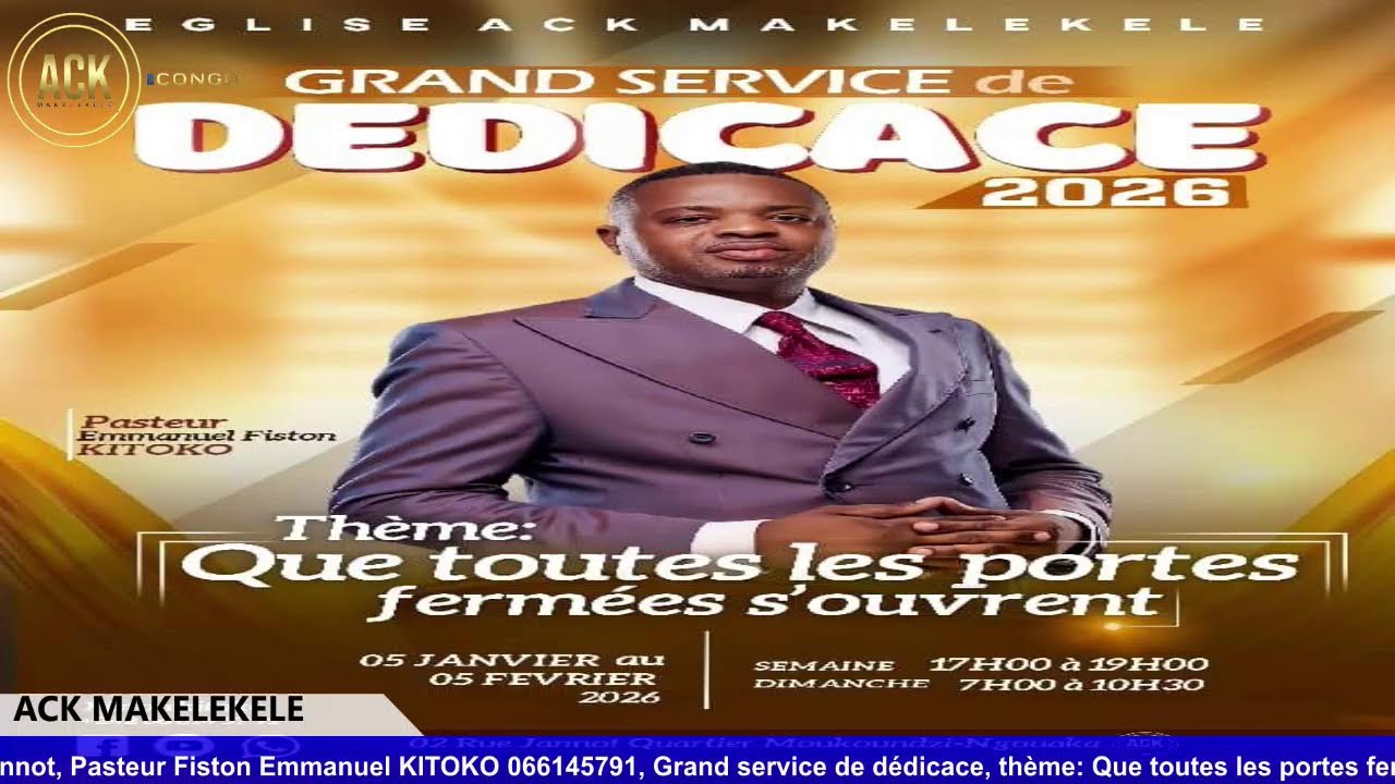 Diffusion en direct de ACK MAKELEKELE