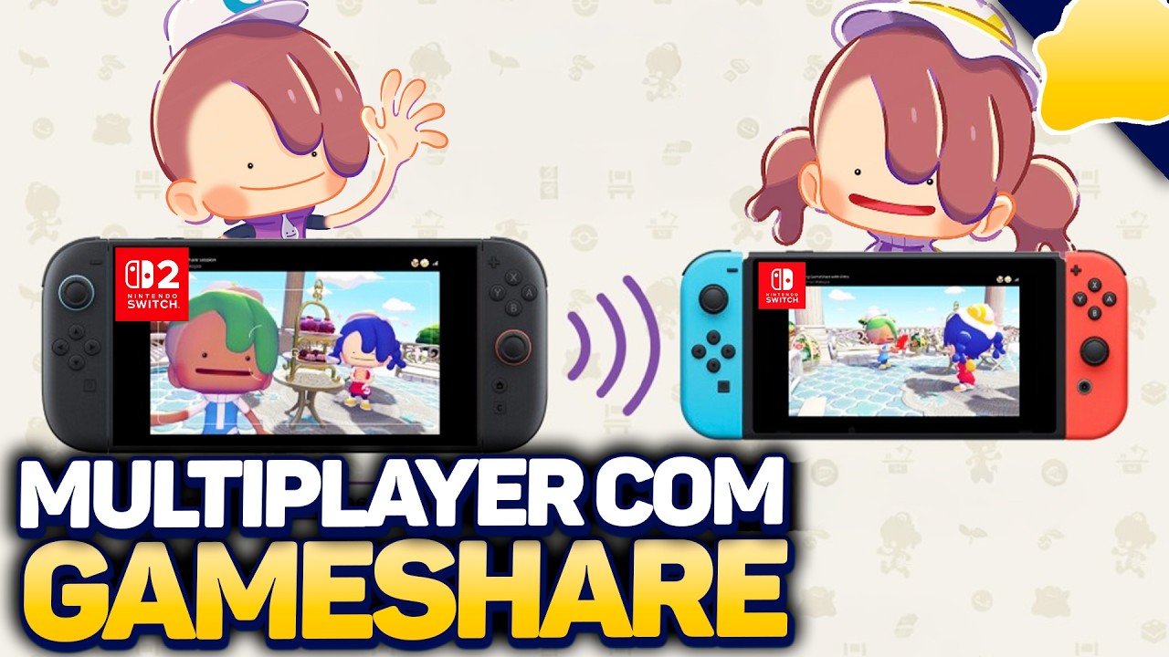 Como COMPARTILHAR POKÉMON POKOPIA COM SWITCH 1 E 2 usando o GAMESHARE
