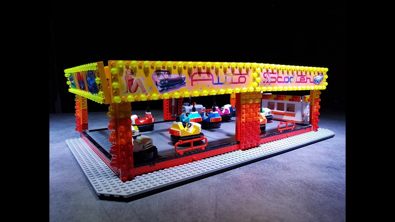 LetsGoRides AutoScooter *** Manège / Attraction Foraine en Lego ***