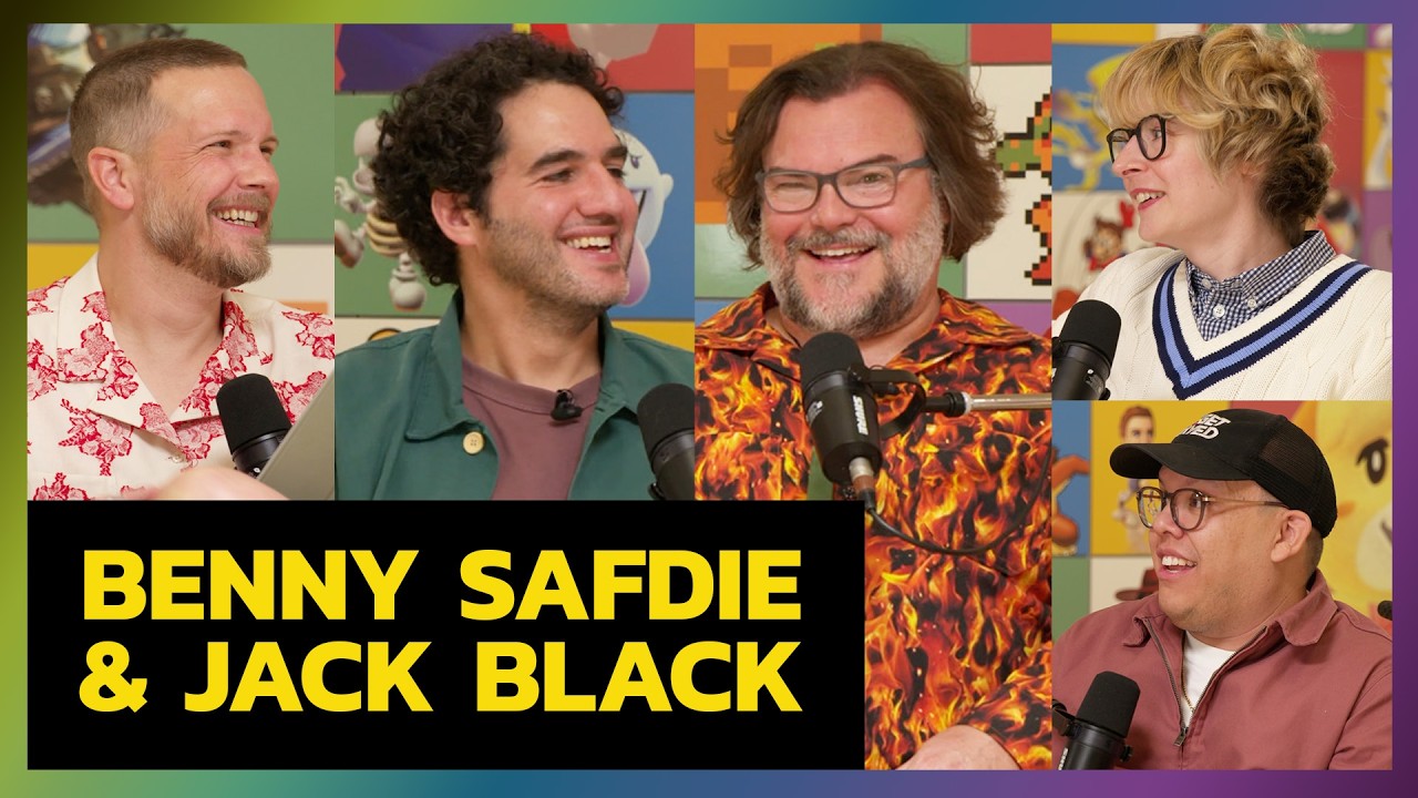 Jack Black & Benny Safdie Talk The Super Mario Galaxy Movie & Video Game Adaptations w/ Get Played!