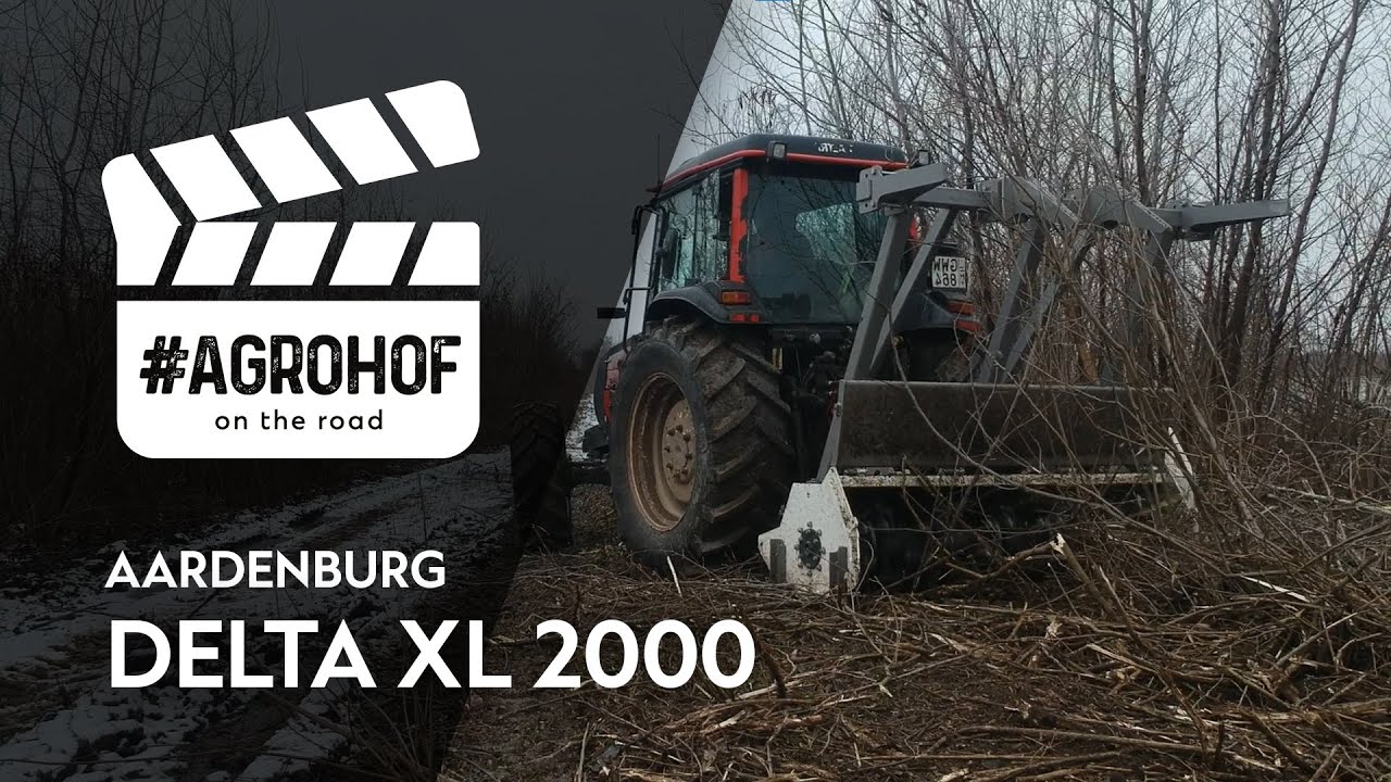 Aardenburg Delta XL 2000 erdészeti szárzúzó - Valtra Valmet 900