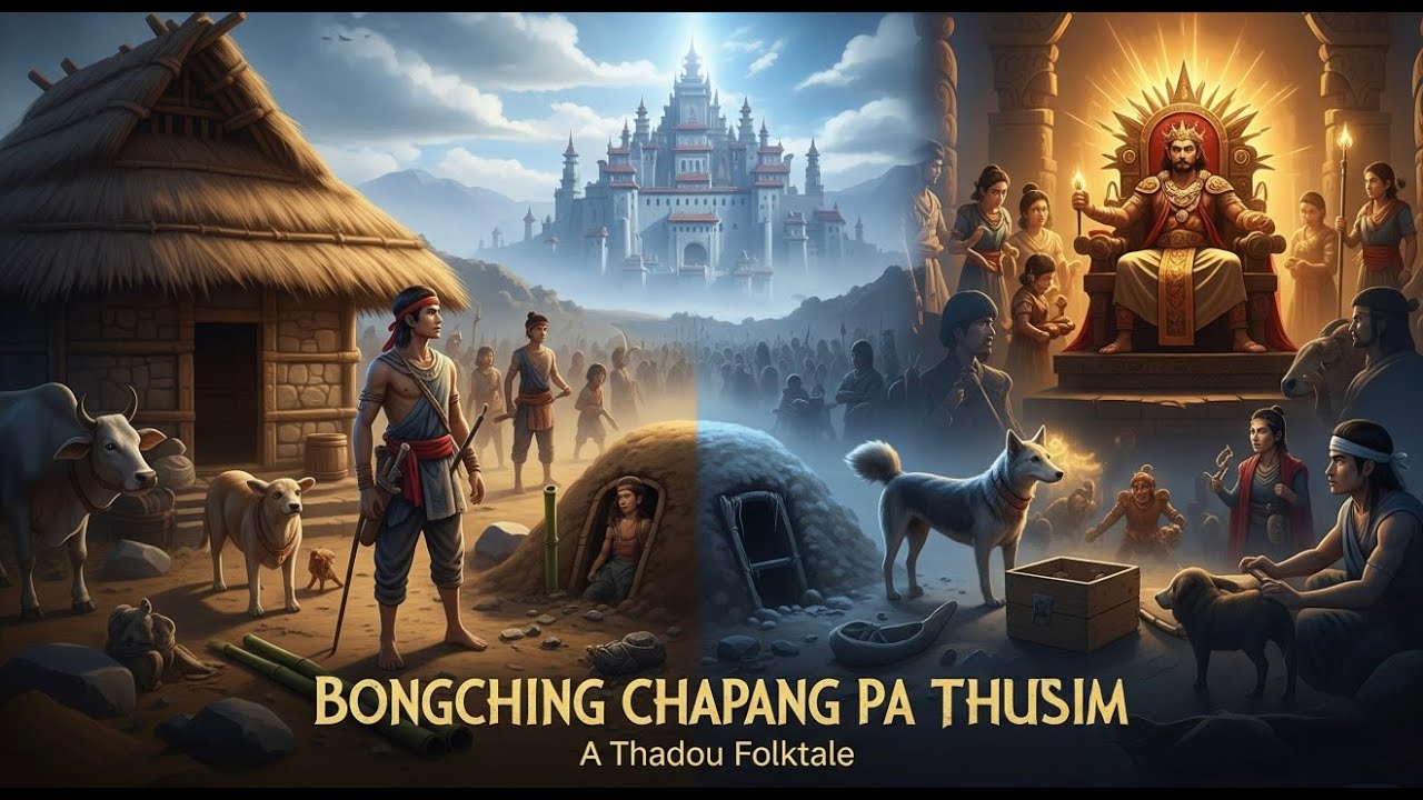 BONGCHING CHAPANG PA THUSIM | The Orphan Who Became Emperor – A Thadou Folktale #northeastfolktales