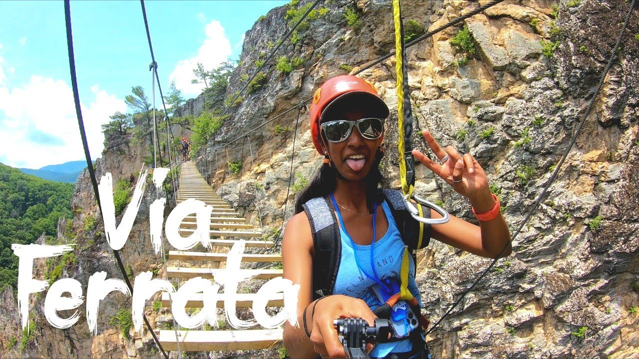 Climbing A Via Ferrata In West Virginia - Nelson Rocks