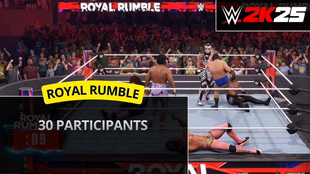 WWE 2K25 – 30-Man Royal Rumble Match (#25)