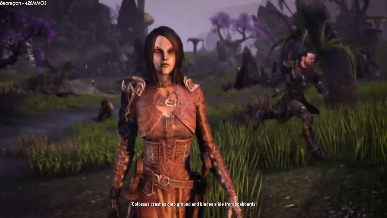 Elder Scrolls Online - Cinematic on character login screen