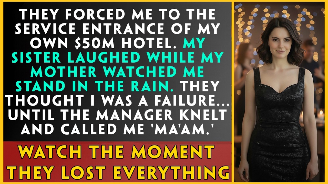 They Sent Me to the Service Entrance of My Own Hotel—Then the Manager Knelt.
