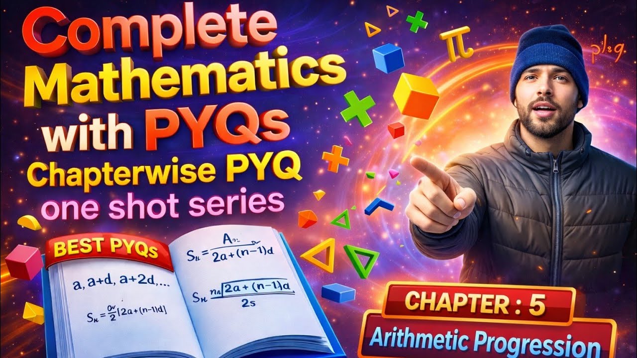 Chapter 5 Arithmetic Progression | Maths PYQs One Shot | Class 10 Board Exam