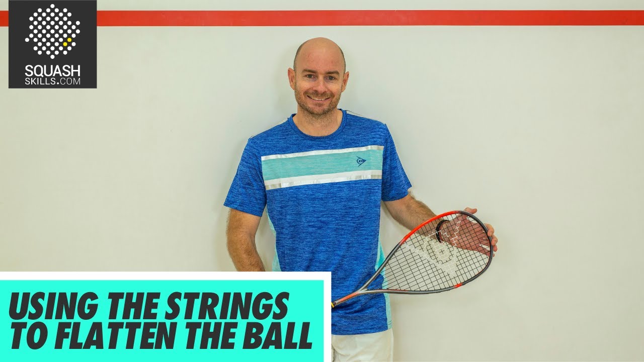 Squash tips: Using The Strings To Flatten The Ball with Jesse Engelbrecht