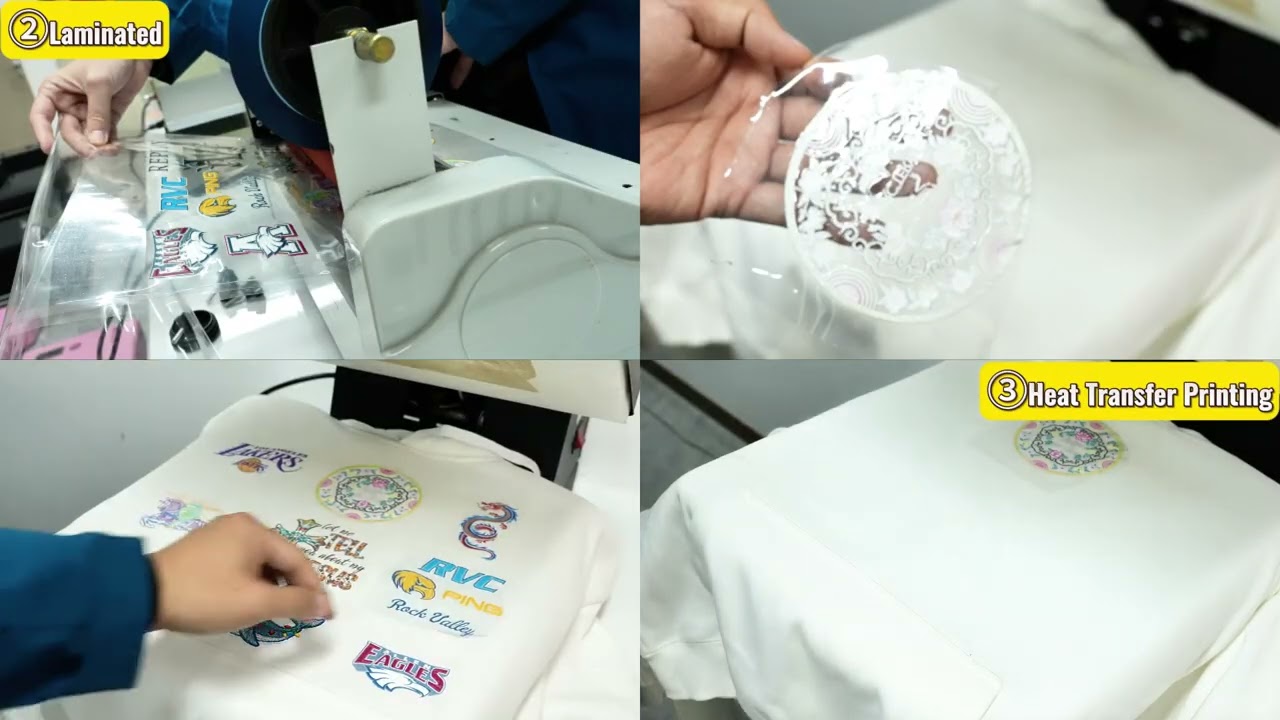 Erasmart A3 UV printer for embroidery printing