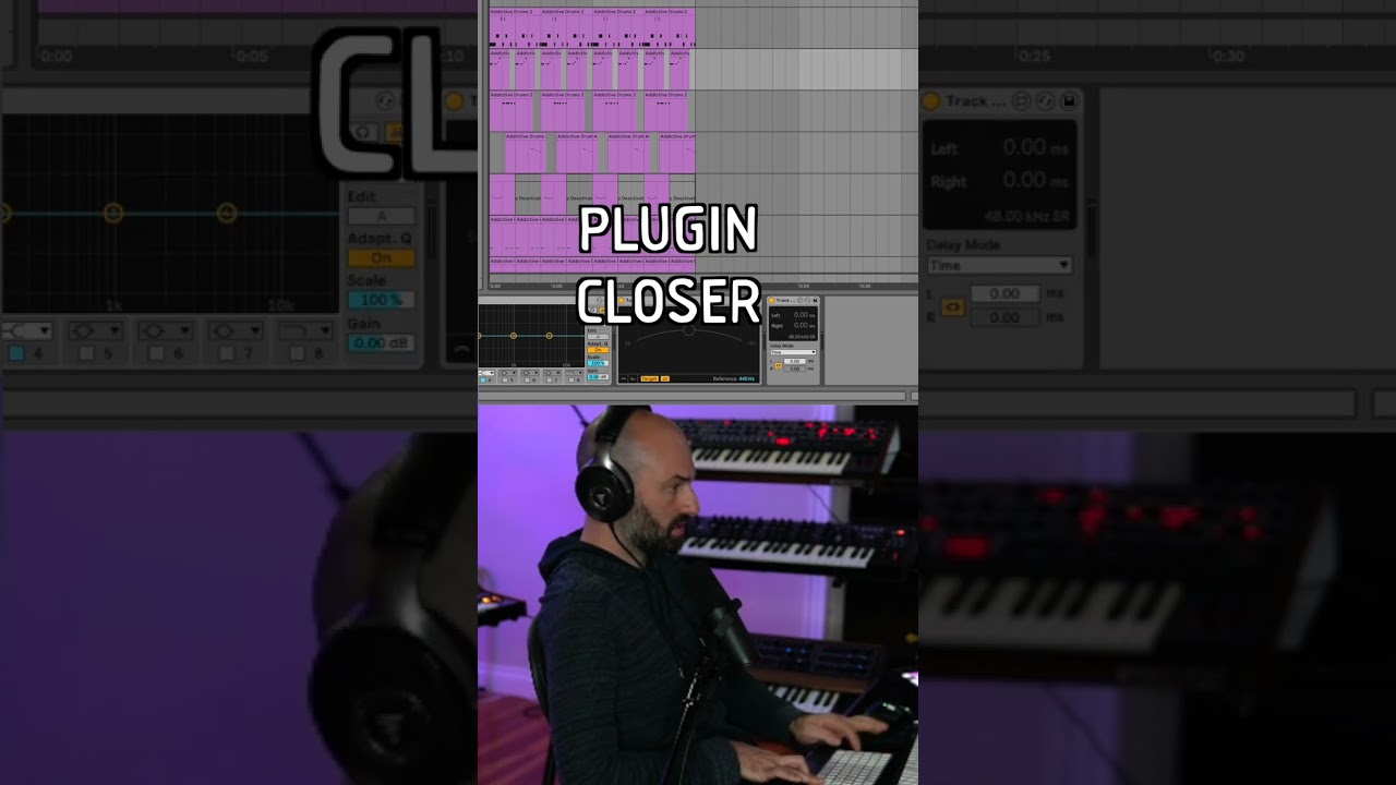 If Ableton is running slow, close all the plugin windows 💎&nbsp;#shorts