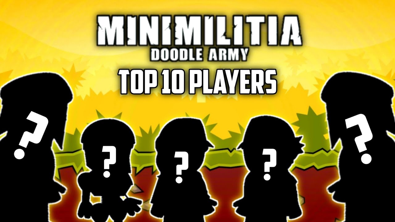 Mini Militia Top 10 Players Of V5