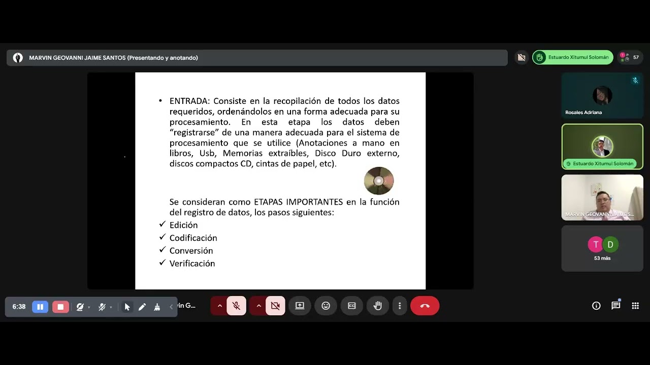 Procesamiento Electrónico de Datos Lic  Marvin Geovanni Jaime Santos, salón 215  2da parte