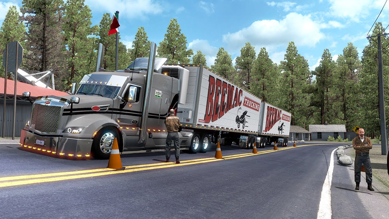 EL DECENSO MAS PELIGROSO 😱 EL ESPINAZO DEL DIABLO Peterbilt 579 Custom