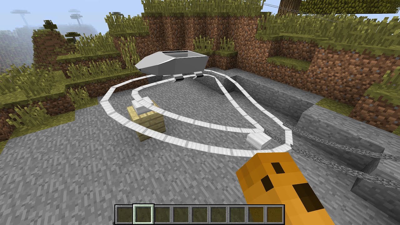 REAL Roller Coaster MOD in Minecraft