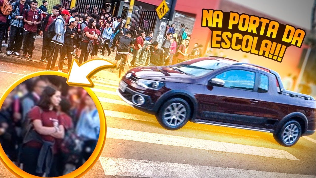 SAIDA DE ESCOLA COM A SAVEIRO CHEIA DE SOM!