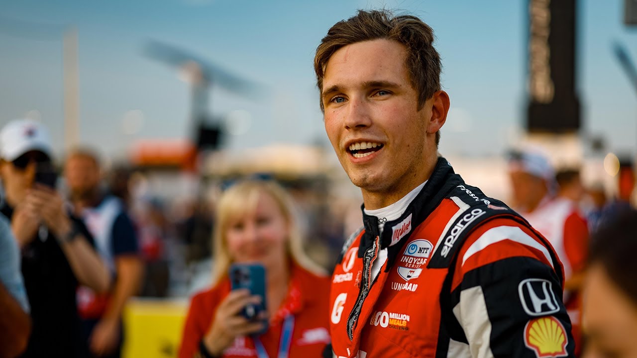 IndyCar Star Christian Lundgaard Shows Off Tattoos
