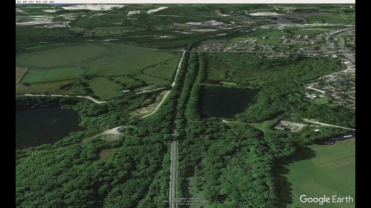 Newquay and Cornwall Junction Railway : Burngullow to St Dennis Jnc