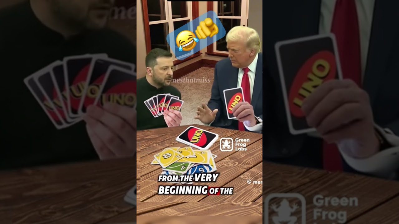 Non hai le carte vincenti?#trump #zelensky #russia #usa #ucrania #funny #humor #divertenti #ironia