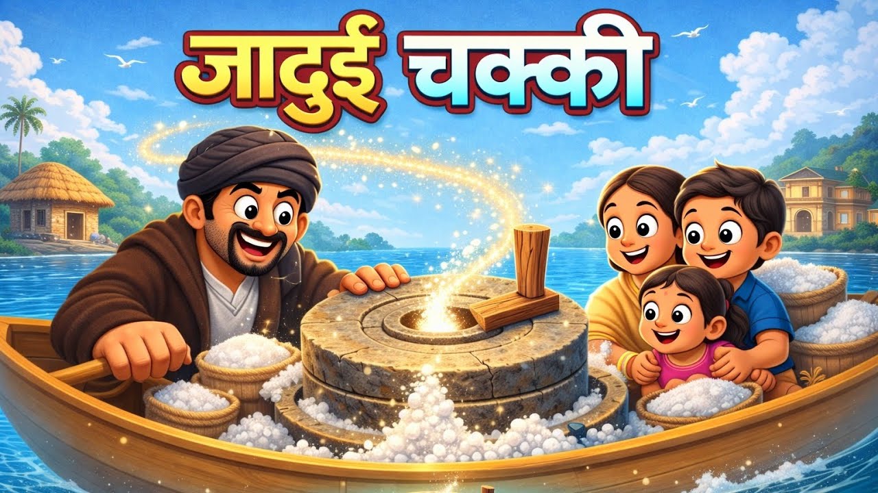 जादुई चक्की | JADUI CHAKKI I | HINDI KAHANIYA | CARTOON STORIES | HINDI STORY