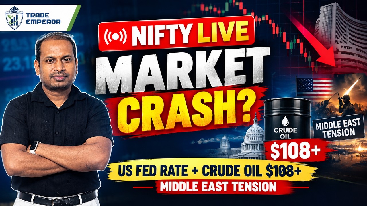 ⚔️ NIFTY vs SENSEX | MARKET BATTLE! | FED + CRUDE OIL IMPACT