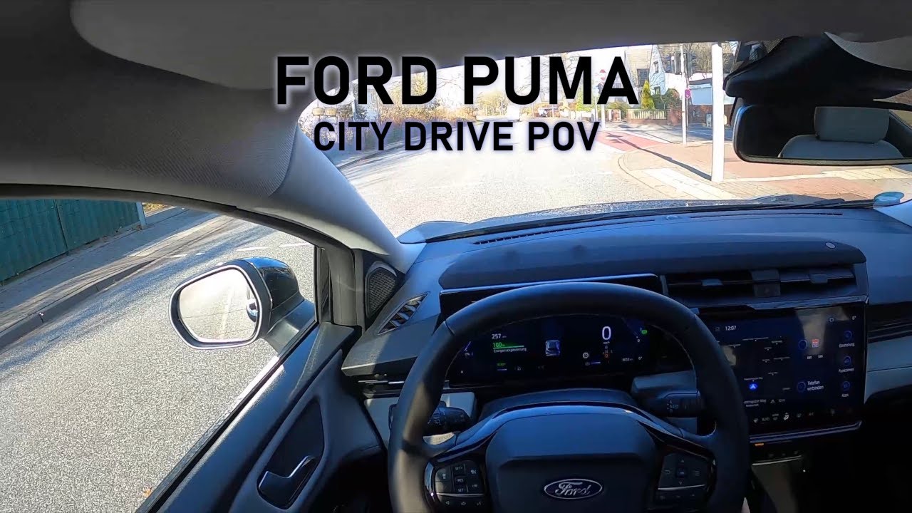 2025 Ford Puma Gen-E City POV Drive