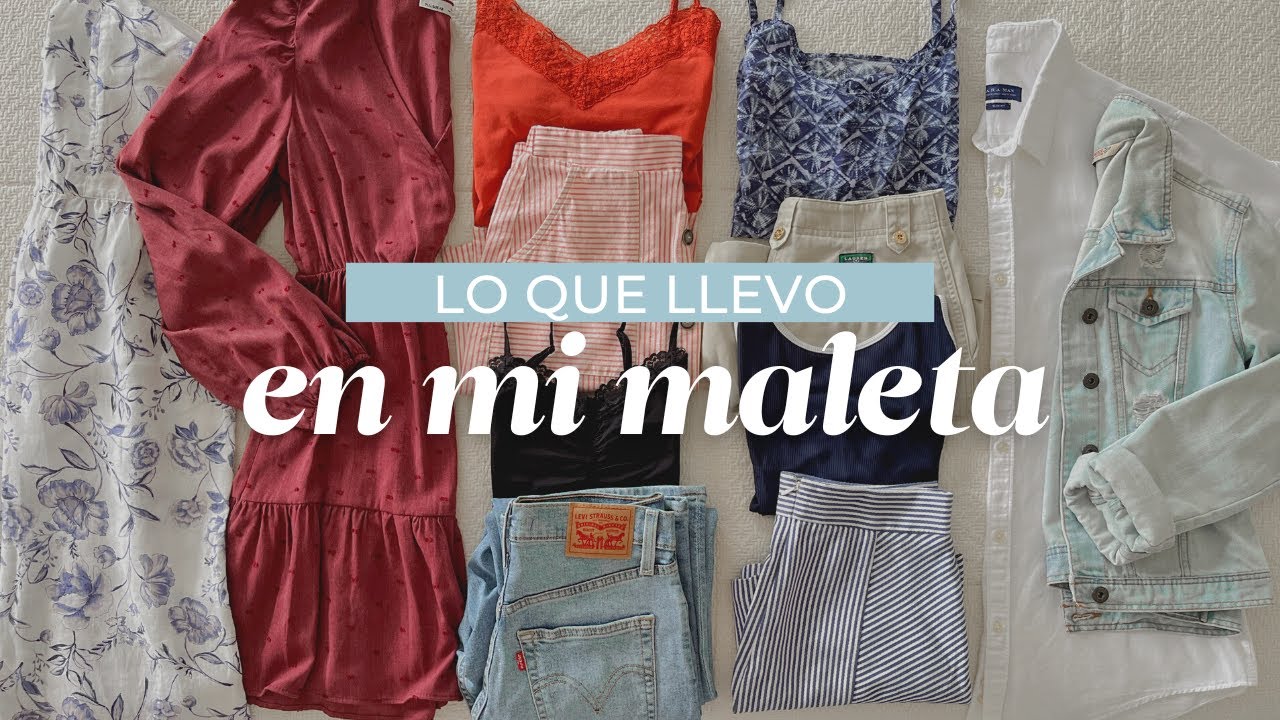 Qué llevo en mi maleta | Vacaciones de verano en Savannah 🧳☀️