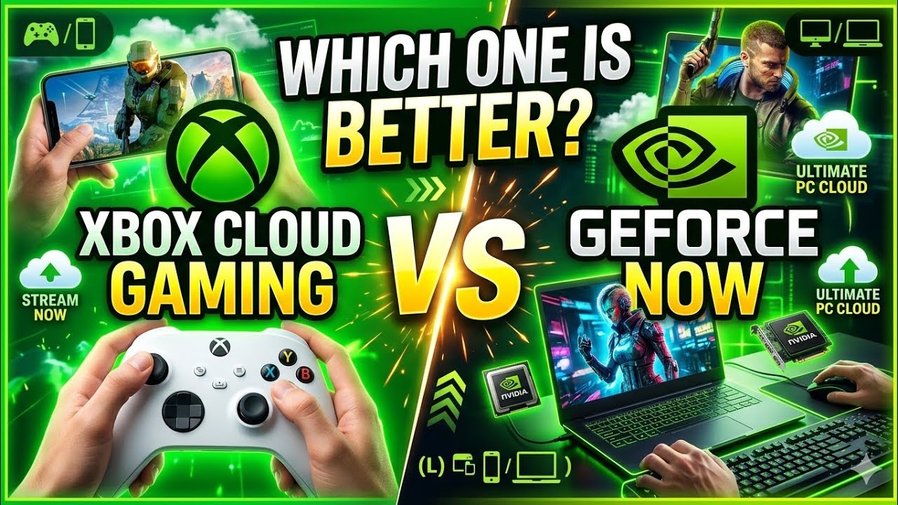 Xbox Vs GeForce Now 🤔🤔 ||  Xbox Cloud Gaming Vs NVidia GeForce Now Cloud Gaming