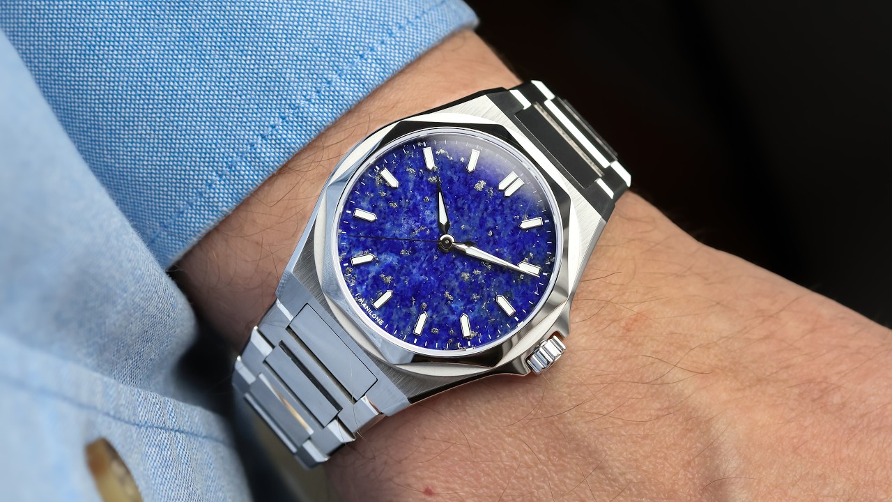 MANILONE Model Q1, Natural Stone dial,  Onyx, malachite, Lapis Lazuli, Tiger's eye