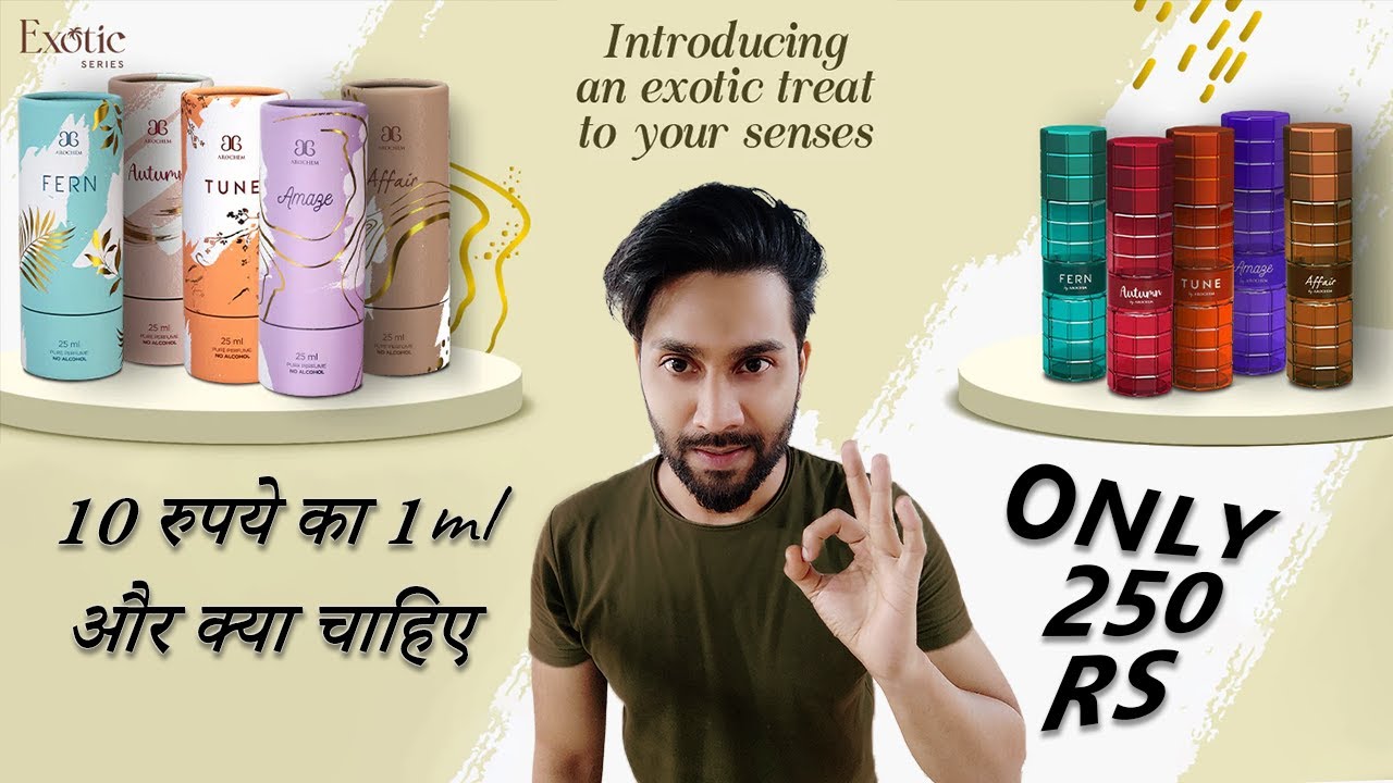 Arochem Exotic Series 25ml roll on Perfume | Arochem attar perfume | best attar for daily use