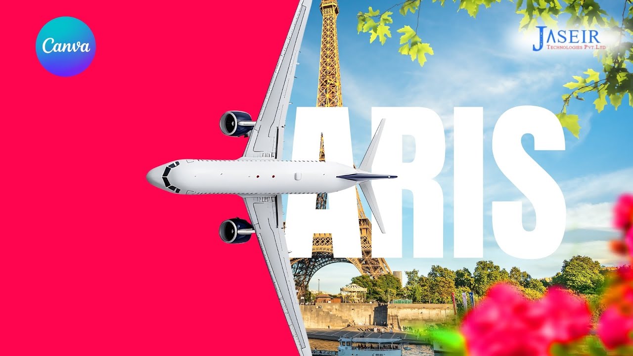Travel Intro Animation ✈️ | Text Reveal Effect in Canva Tutorial