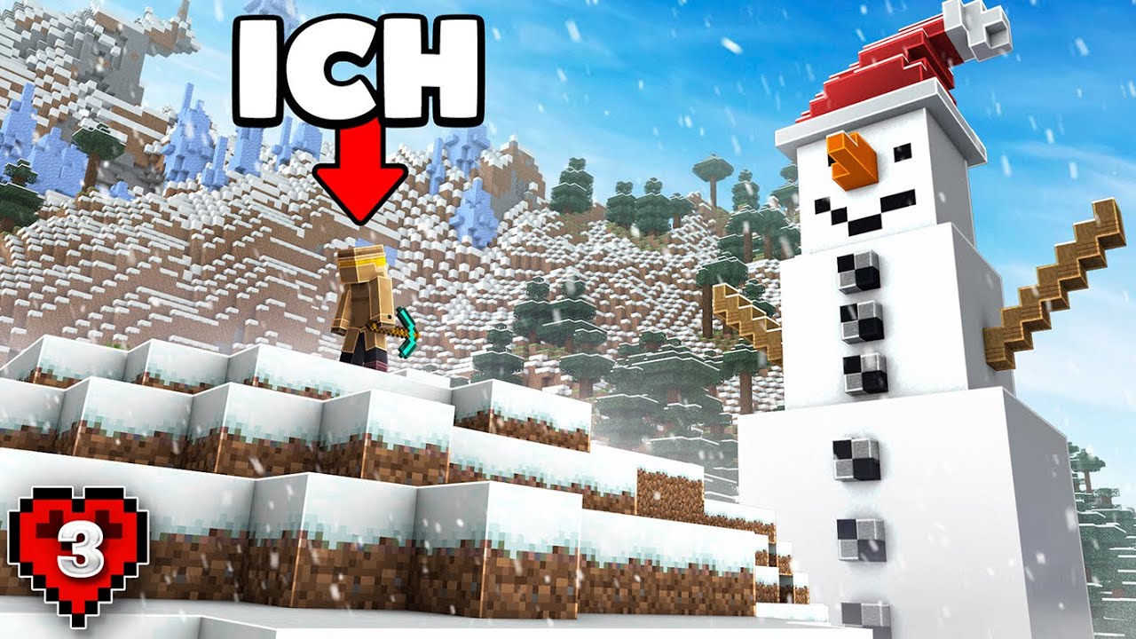 Ich habe eine RIESIGE Schneemann BASE gebaut!