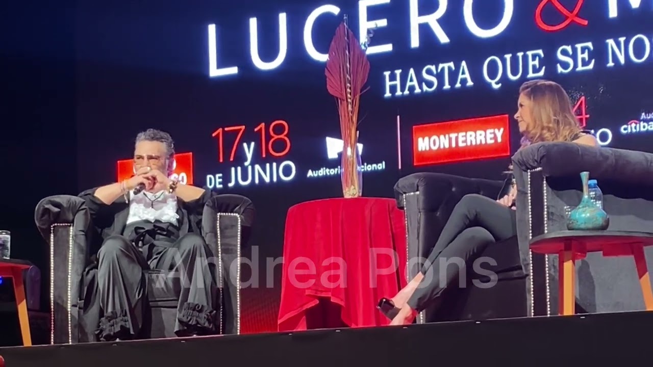 Lucero y Mijares conferencia de prensa 2022 'Hasta que se nos hizo'