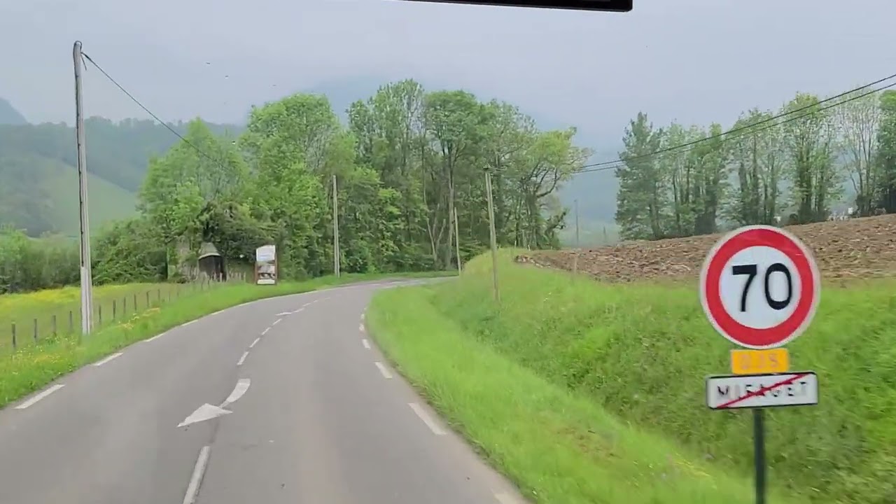 Lourdes, France 🇫🇷  Drive Tour