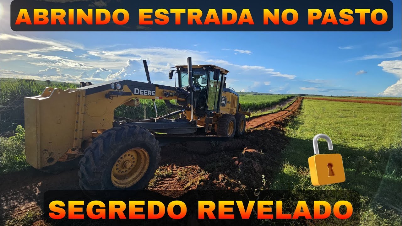 PATROL ABRINDO ESTRADA DO ZERO  FAZENDA NOVA JOHN DEERE 620P