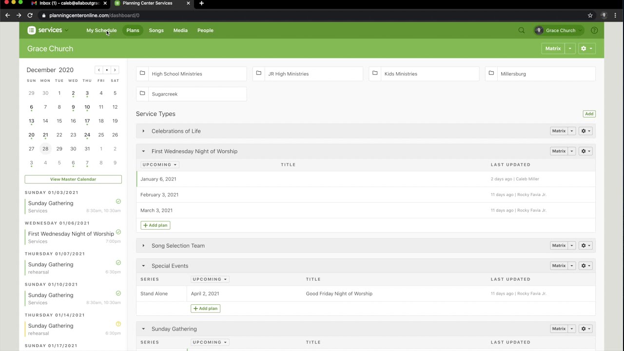How To - Set Blockout Dates on Planning Center Services