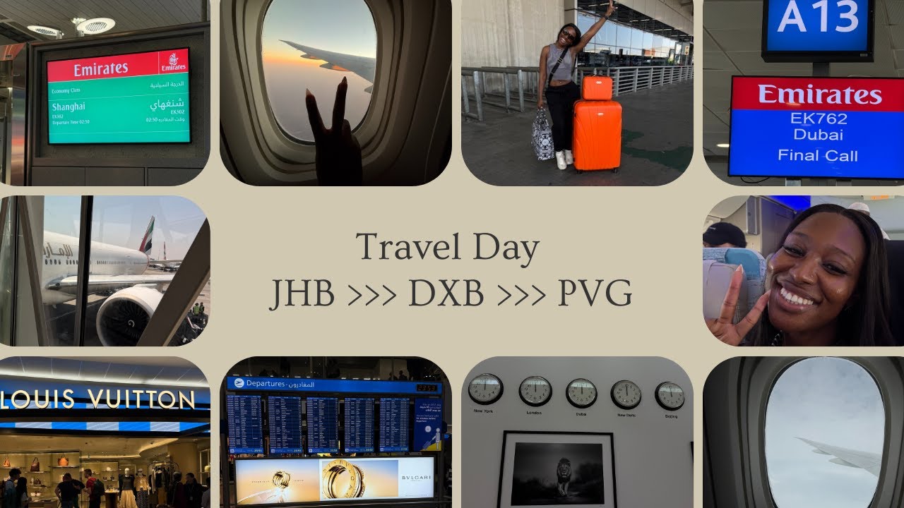 TRAVEL DAY // JHB TO PVG #travelvlog #brandtrip #southafricanyoutuber #roadto1k #roadto1ksubs
