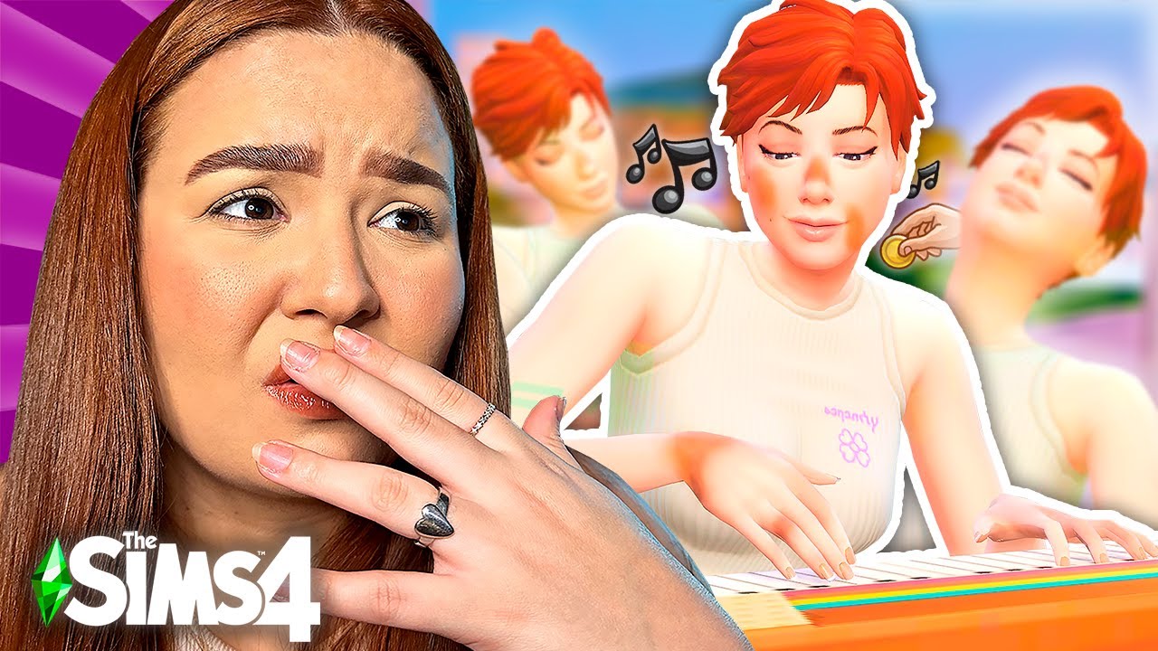 É Possível SOBREVIVER no the sims 4 sendo um ARTISTA DE RUA? 🎶