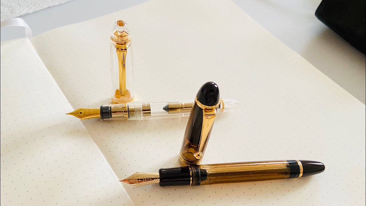 Pilot Custom 823 против перьевой ручки Sailor 1911L