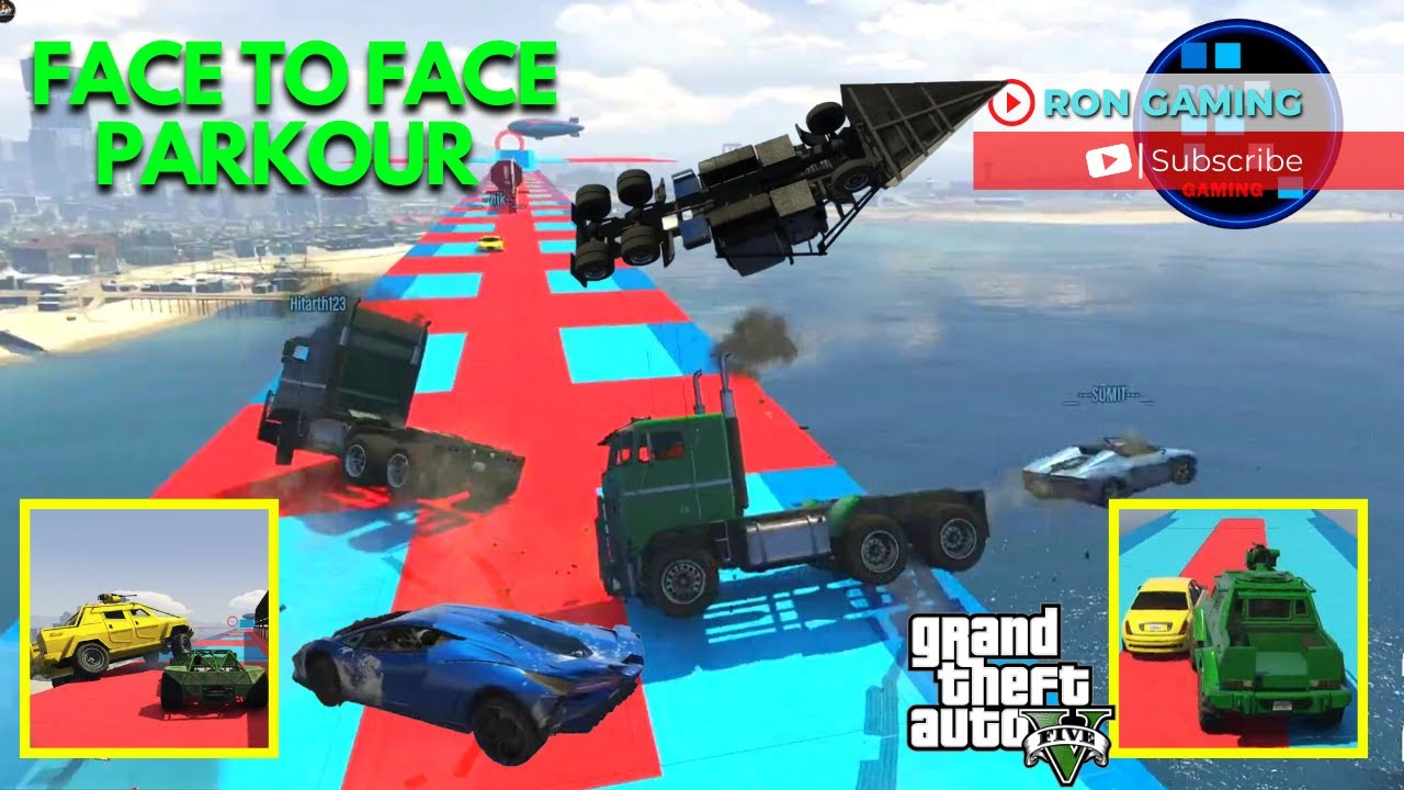 GTA V | Sabka Badla Lega RON - Funniest Face To Face Parkour