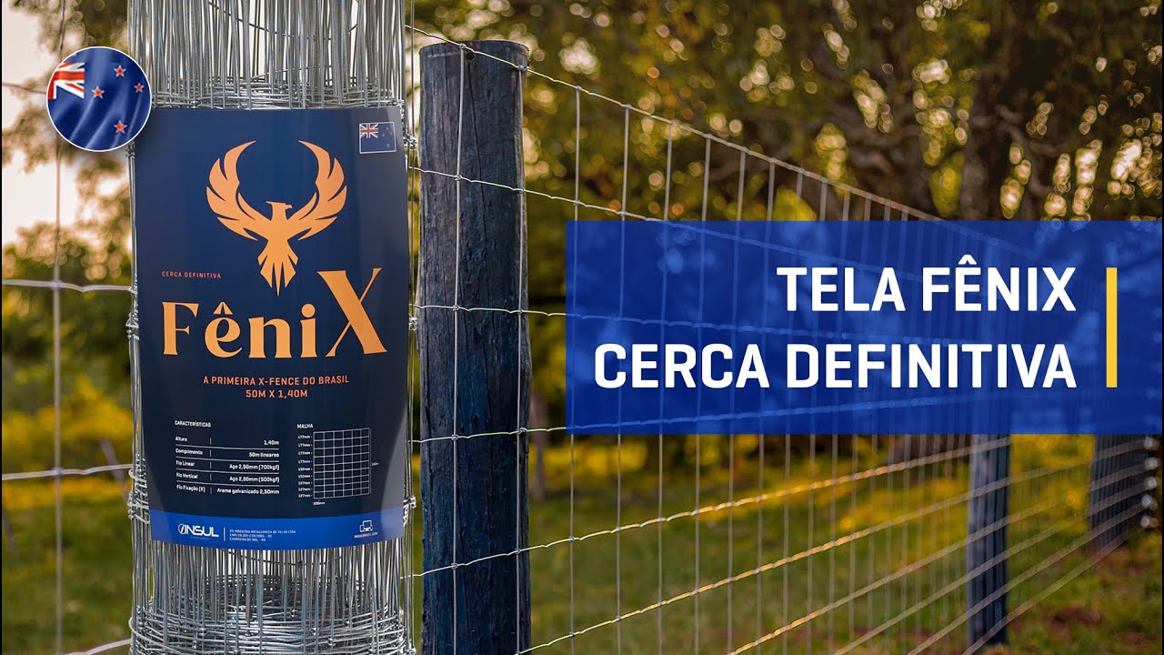 Tela Fênix - Cerca Definitiva / Nova Zelândia