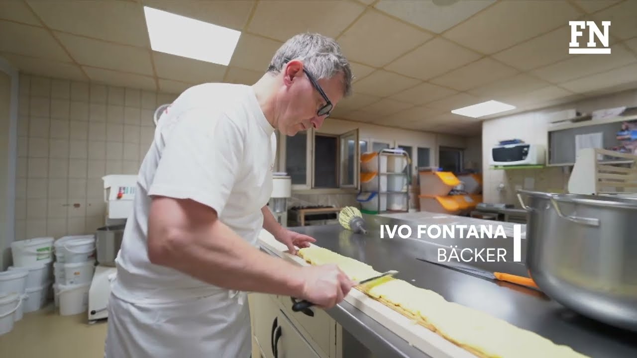 In der Backstube mit Ivo Fontana und seiner Rekord-Cremeschnitte.