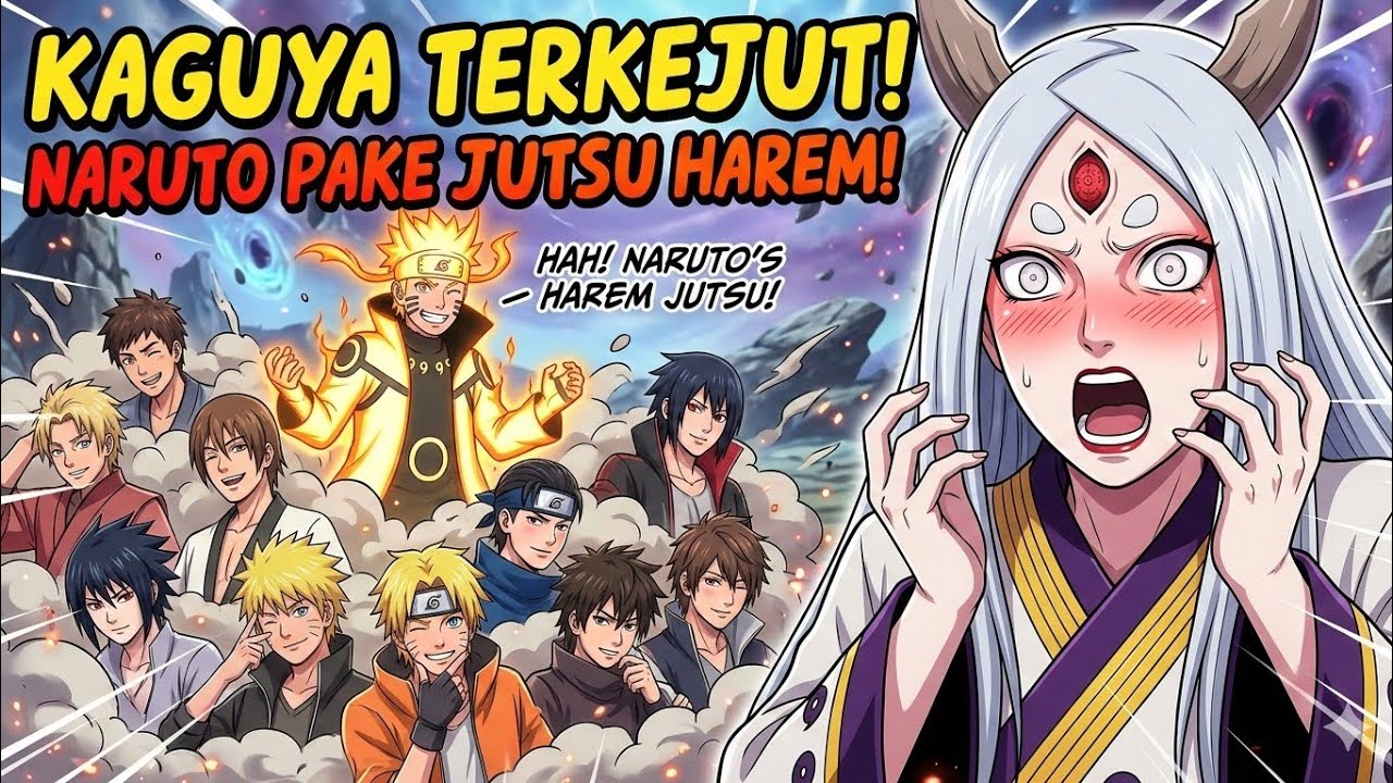 NARUTO VS KAGUYA | JUTSU TERLARANG! KAGUYA TERKEJUT 😄😄