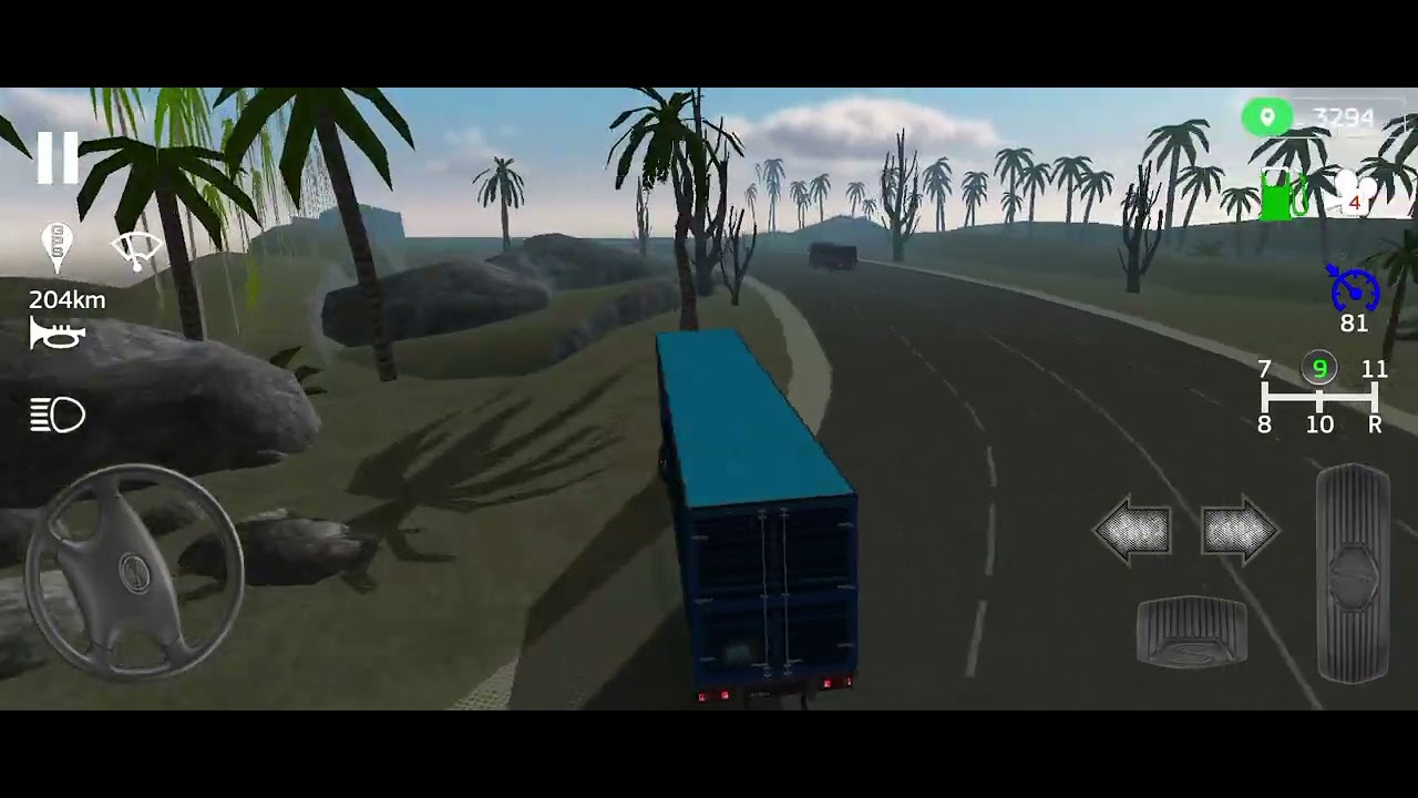 A melhor quebra de asa do caminhão baú vida real vs cargo transport simulador 