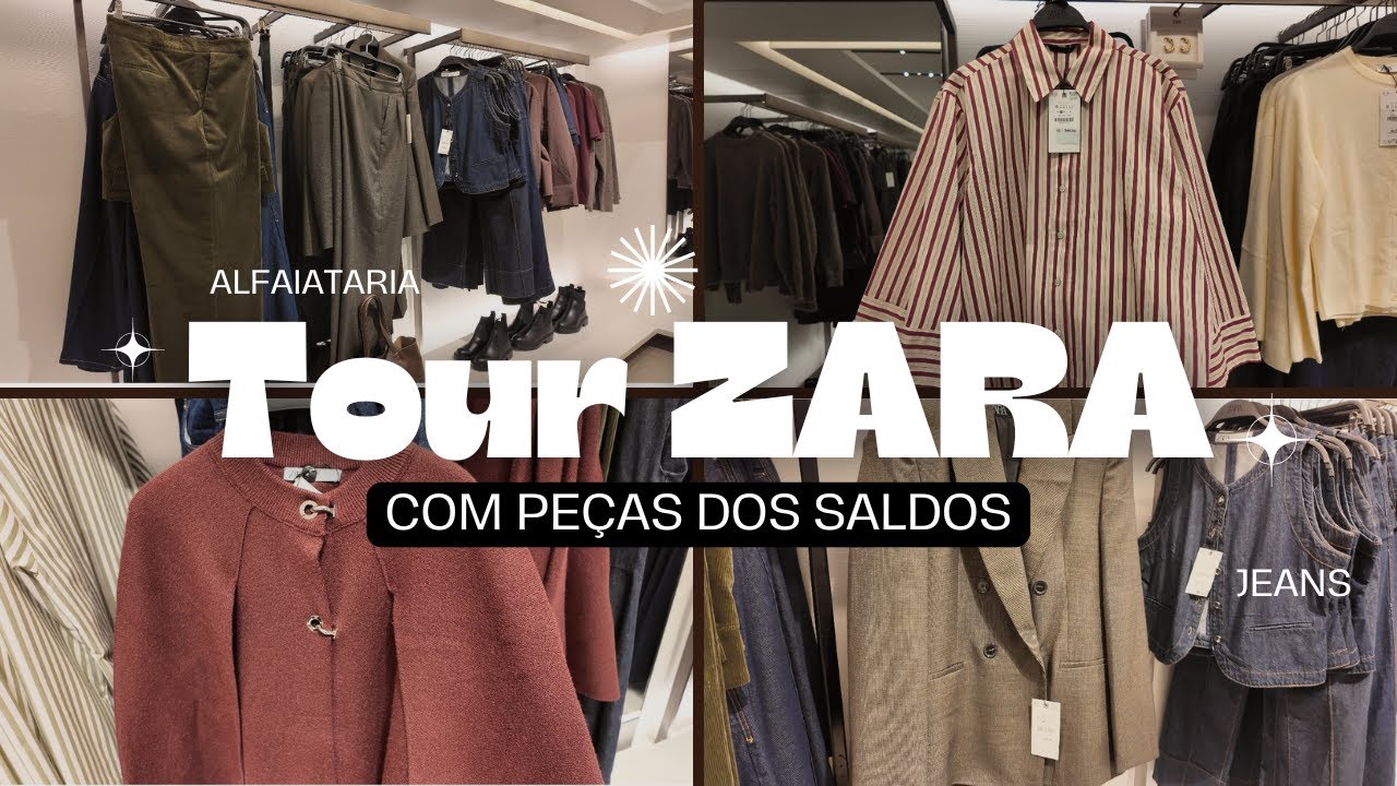 TOUR ZARA com Muitas peças que entraram nos SALDOS