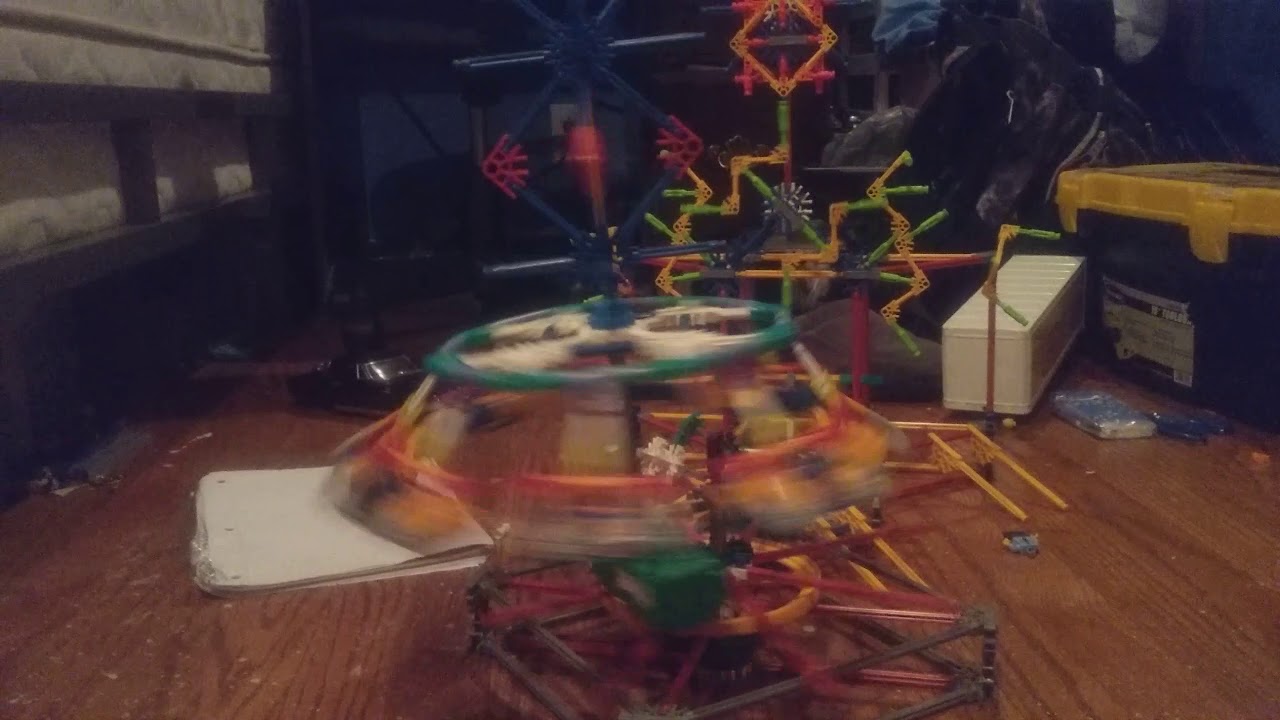 MOC knex ride final run before tear down READ DESCRIPTION PLEASE