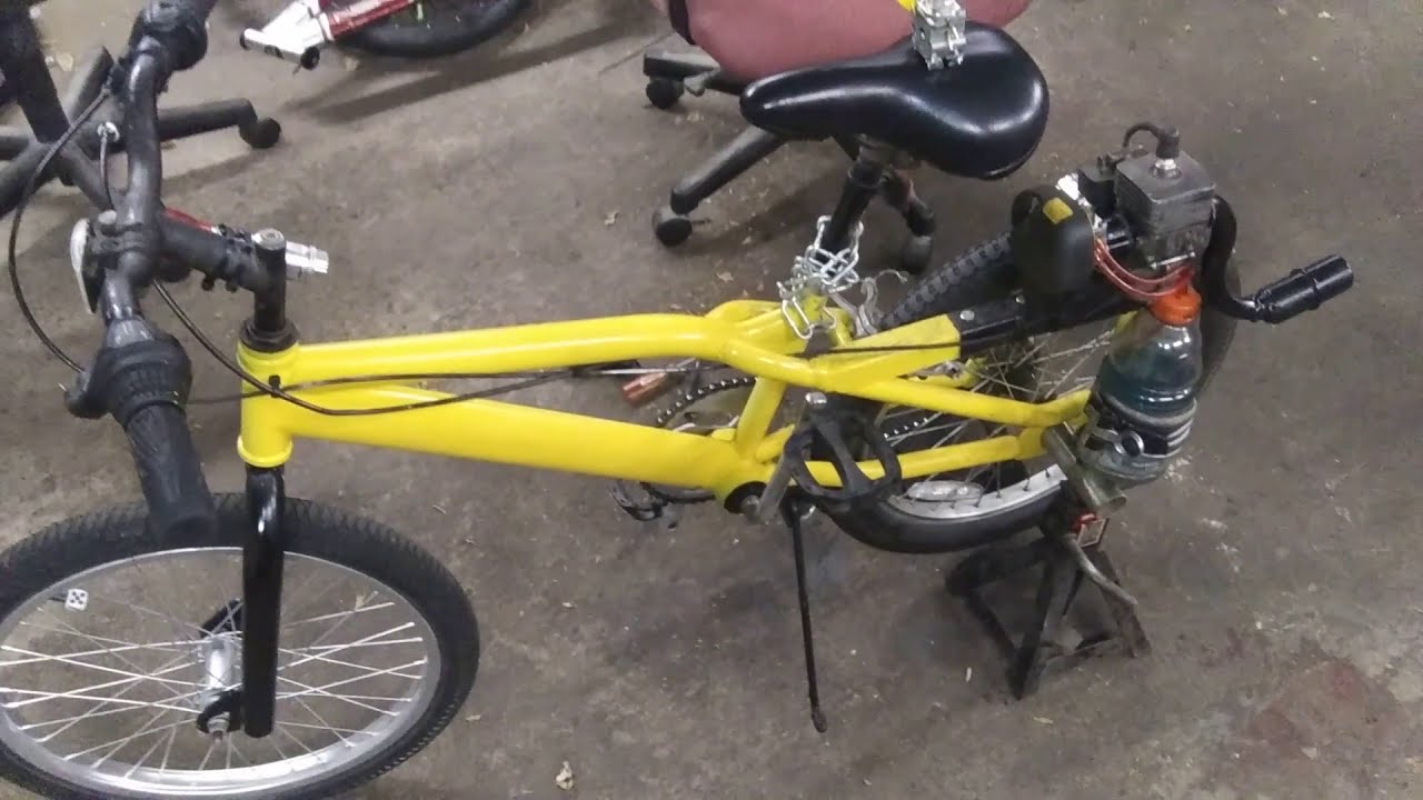 Friction drive bike build
